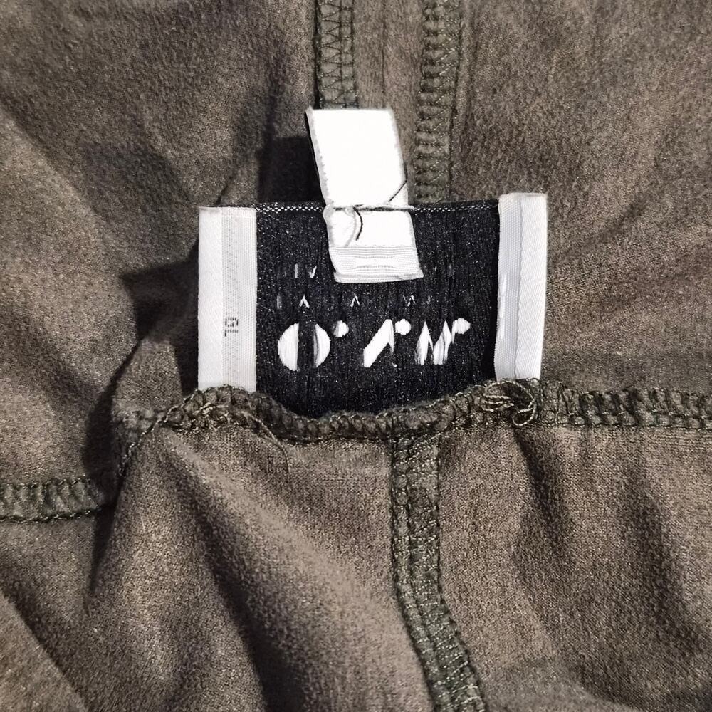 O.N.W. by Owlnwood Faux Suede V-Neck Poncho Top Olive Brown One Size - Picture 6 of 6